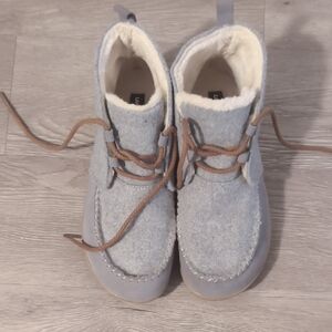 Cozy Gray Shoes